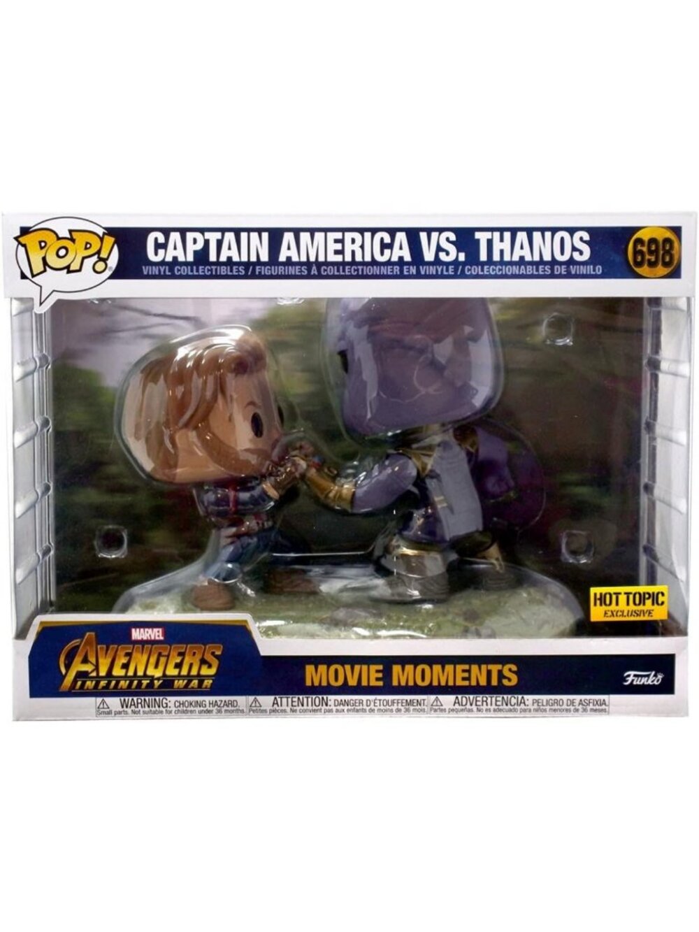 Exclusive Marvel Avengers Infinity War Captain America vs. Thanos Figure Set